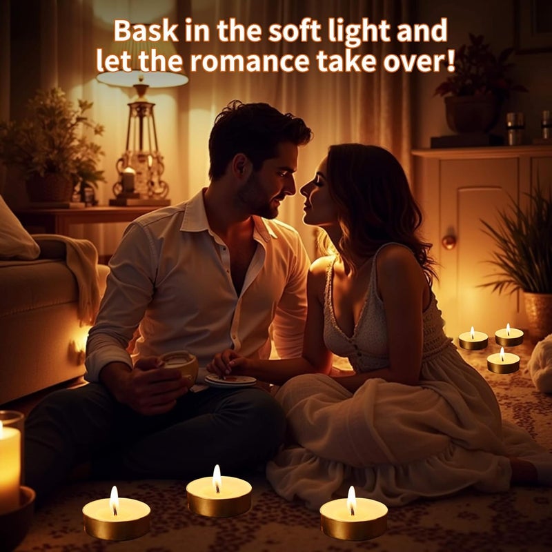 Unbreakable - Tea Light Candles 300 Pack – Unscented Long Lasting 3 Hour Burn – White Smokeless Tealights for Decoration, Holiday, Party, Wedding, Home Use - Image 4